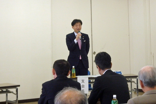 愛知県土地改良事業団体連合会一宮支会　総会の様子の写真