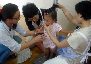 写真：1歳6カ月児健康診査