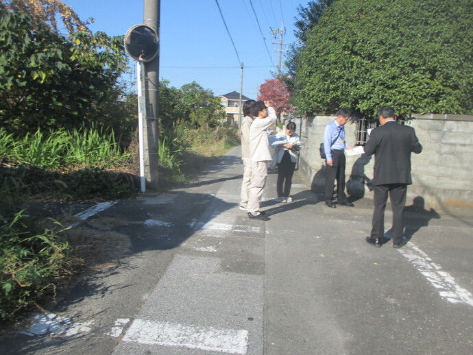 令和4年度交通安全総点検状況写真