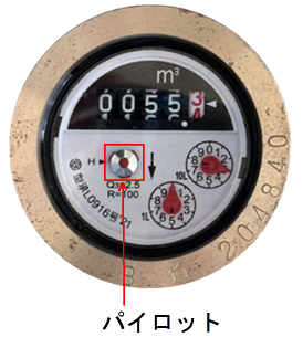 写真：水道メーター