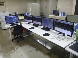 写真:監視室