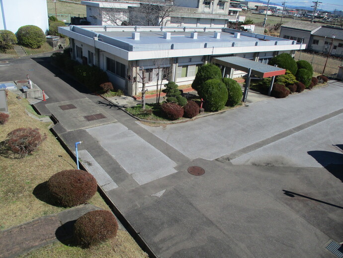 写真：木曽川配水場建屋