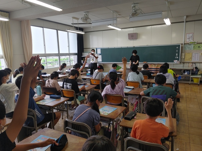 出前授業の写真