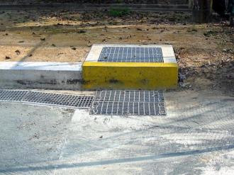 写真：放流桝の様子