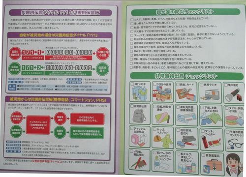 避難所位置図の写真