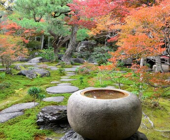 写真：紅葉のおもてなしの様子