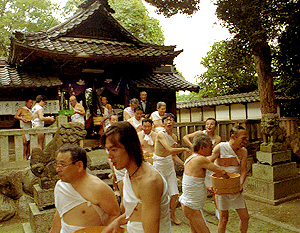 写真：甘酒祭の様子