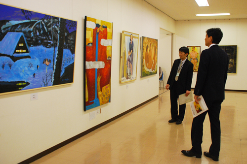 写真:一宮市美術展 の様子