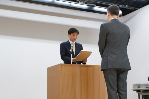 写真:一宮市サポートカンパニー認定証授与式の様子