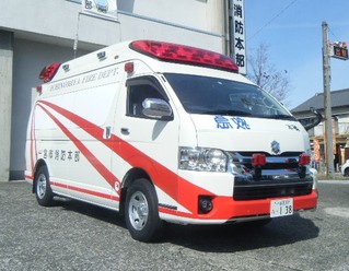 写真：救急車