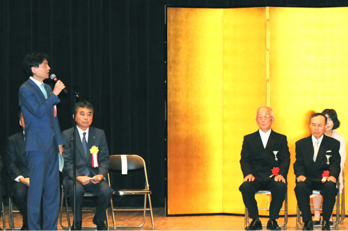 叙勲・褒章受章記念祝賀会の様子の写真