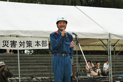 一宮市総合防災訓練の様子の写真