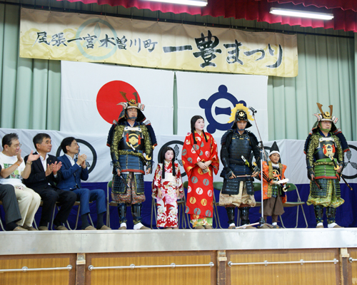 木曽川町一豊まつりの様子の写真