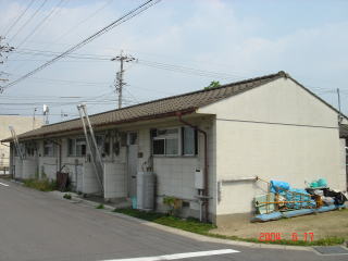 写真：尾関住宅（簡易耐火平屋建）　外観