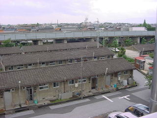 写真：萩原住宅（簡易耐火平屋建）　外観