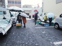 写真：朝市の様子