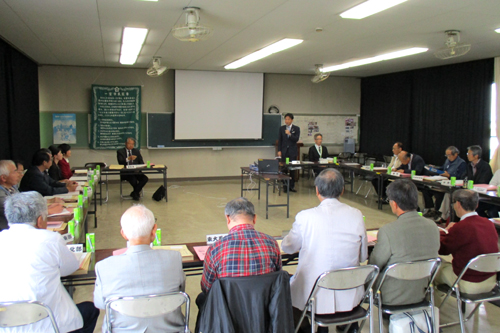 町会長会議の様子の写真