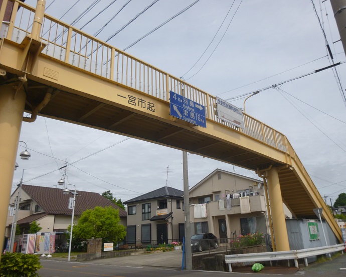 写真：銀座通り歩道橋