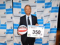 第16走者（福井晴次　愛知県バスケットボール協会副会長）