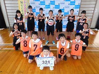第45走者（大和南小学校ミニバスケットボール部）