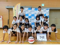 第123走者（富士小学校ミニバスケットボール部）