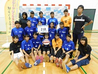 第148走者（木曽川高等学校女子ハンドボール部）