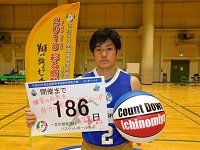 第180走者（ファイティングイーグルス名古屋　福澤選手）