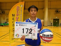 第194走者（ファイティングイーグルス名古屋　飛田選手）