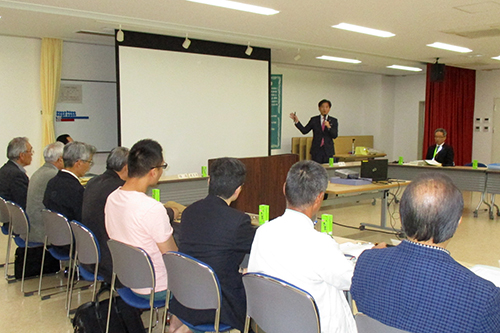 町会長会議の様子の写真