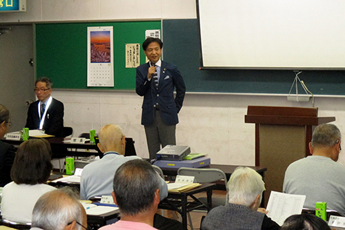 町会長会議の様子の写真