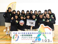 第263走者（昭和高等学校女子バスケットボール部）