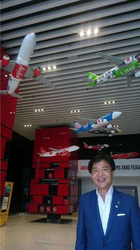 写真：AirAsiaの社内