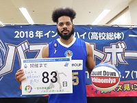 第283走者（ファイティングイーグルス名古屋　ロドニー・カーニー選手）