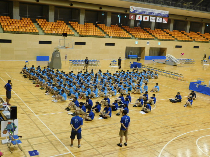写真：開催前1日　選手集合