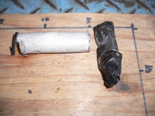 消火後のリチウムイオン電池を写した画像（その3）