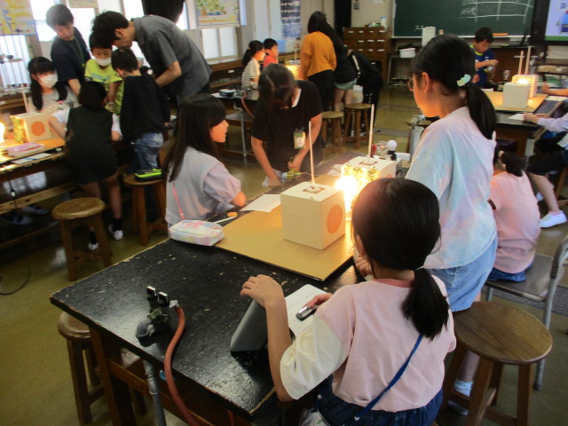 実験の様子