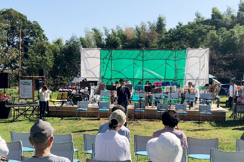 あいさつする市長の写真