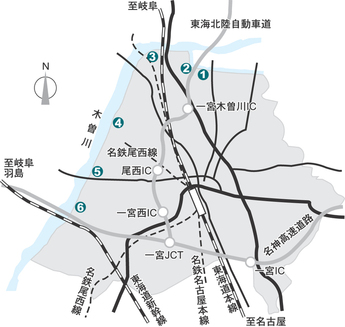 実施箇所地図