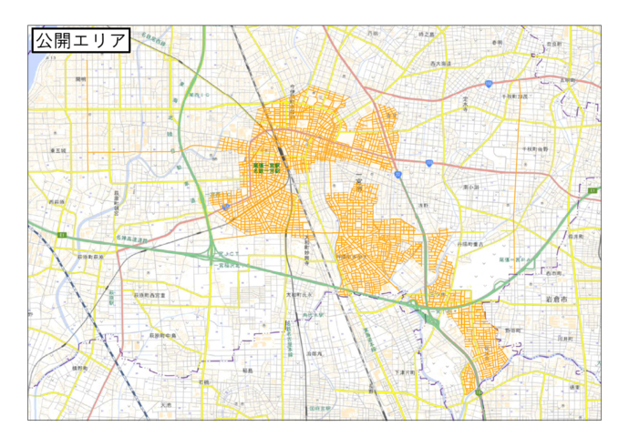 道路幅員公開エリア