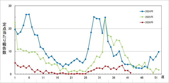 新型コロナウイルス感染症患者報告数