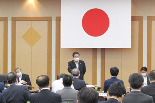 全国市長会　理事・評議員合同会議の様子の写真