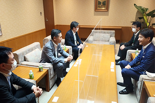 NHK名古屋放送局　訪問の様子の写真