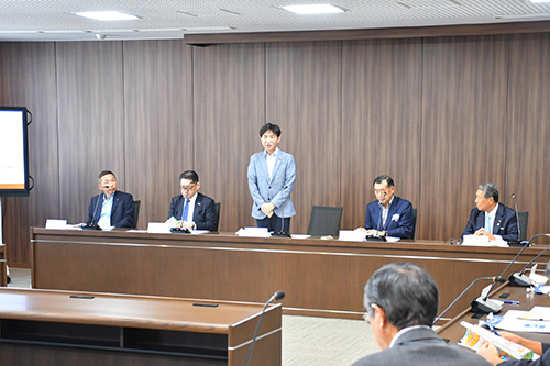 尾張五市商工会議所 正副会頭会議の様子の写真