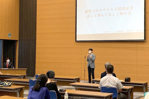 一宮市医師会 健康教育講座の様子の写真