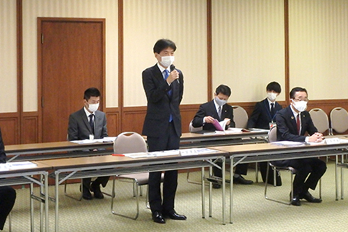 新濃尾大橋架橋促進期成同盟会 要望活動の様子の写真