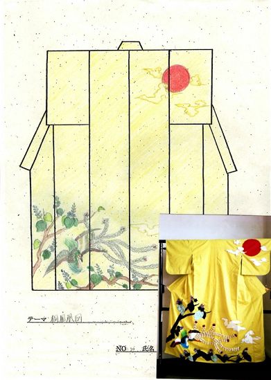 観光案内所にて展示する作品