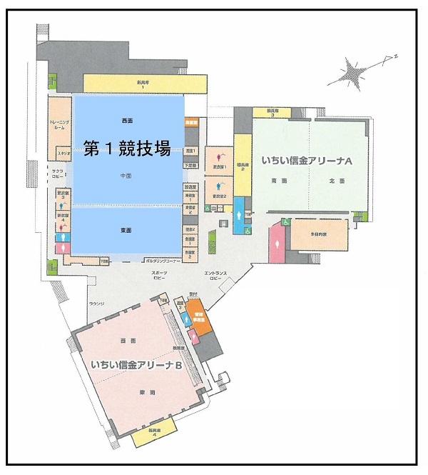 総合体育館 位置図