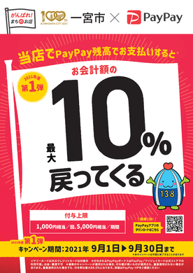 決済サービスポスター（PayPay）