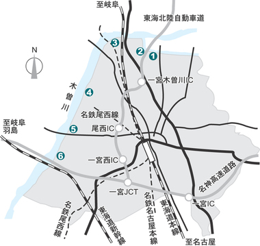 集合場所略図