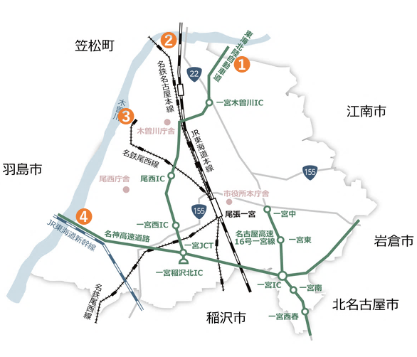 集合場所略図